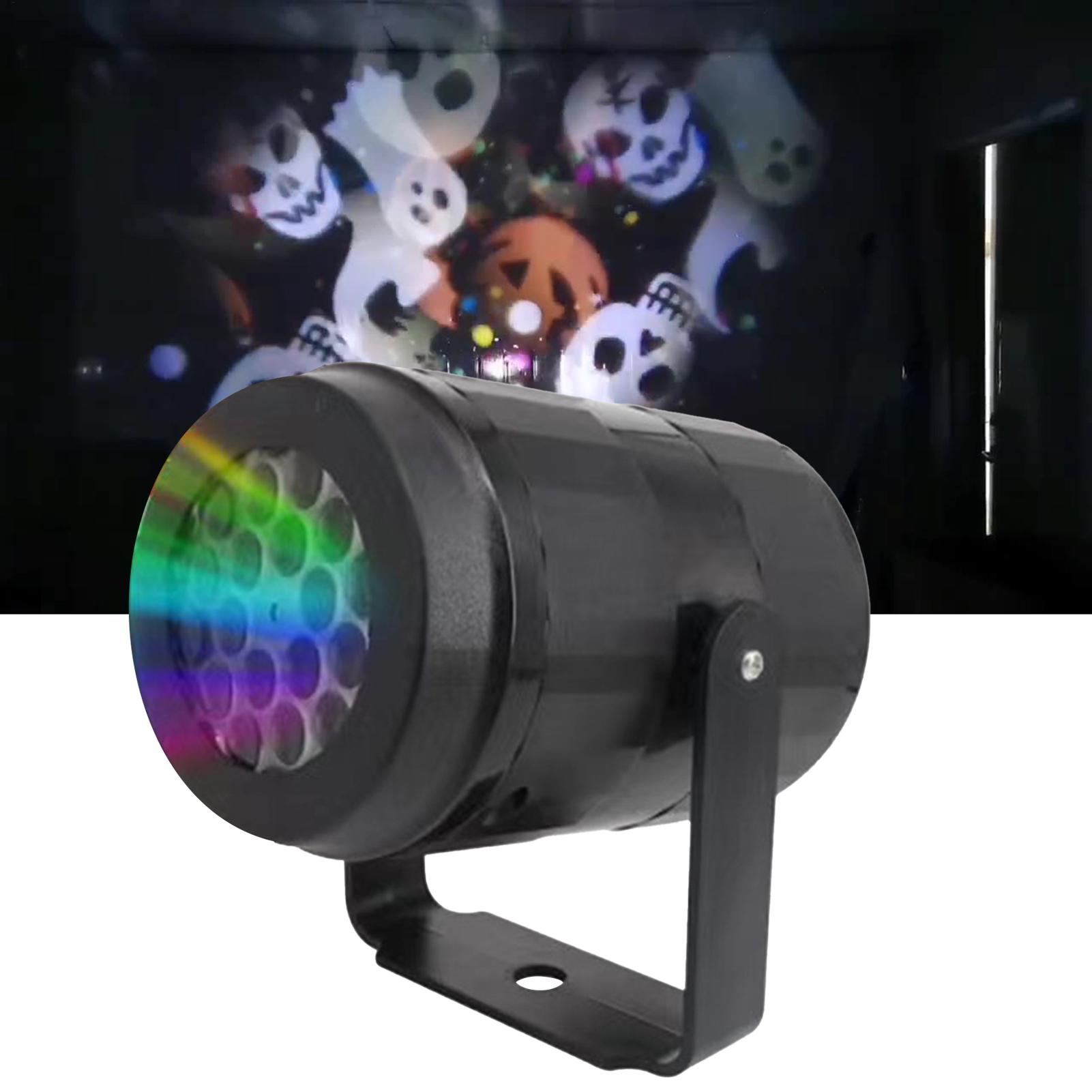 Outdoor Lighting Effects - Schneeflocken-Weihnachtsprojektor, USB-betriebene rotierende Weihnachtsmuster-LED-Bühnenbeleuchtung, Außen-Nachtbeleuchtung Weihnachtsdekoration