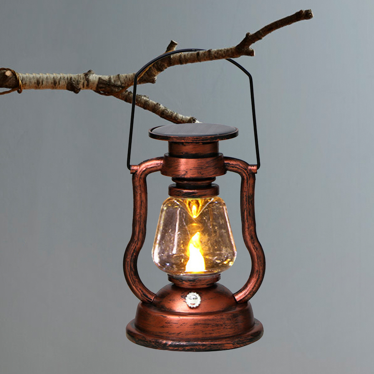Outdoor Lighting Effects - Atmosphärisches Licht Retro LED Solarlampe Öllampe