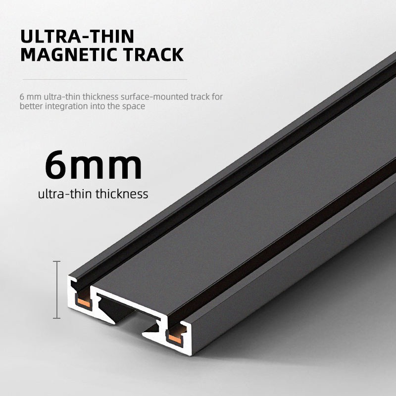 Outdoor Lighting Track - ST1-Serie 3CCT Schwarz Weiß Ultradünne schlanke