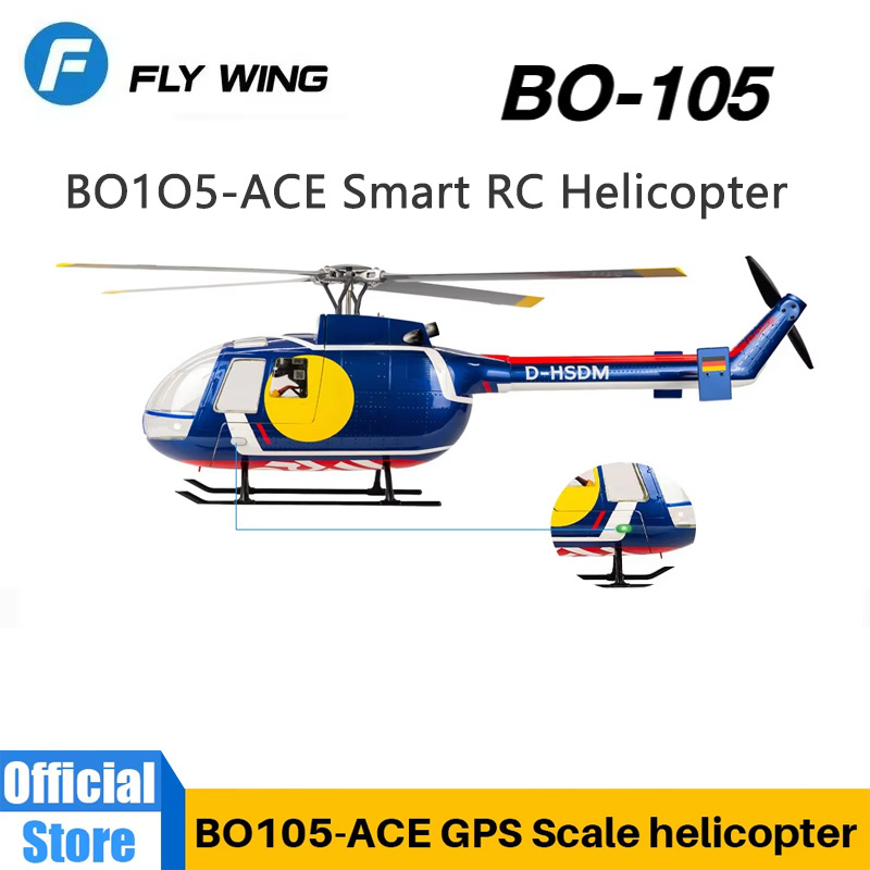 Outdoor Lighting Uk - Flügellosflugzeug BO-105 ferngesteuerter Hubschrauber blau ACE