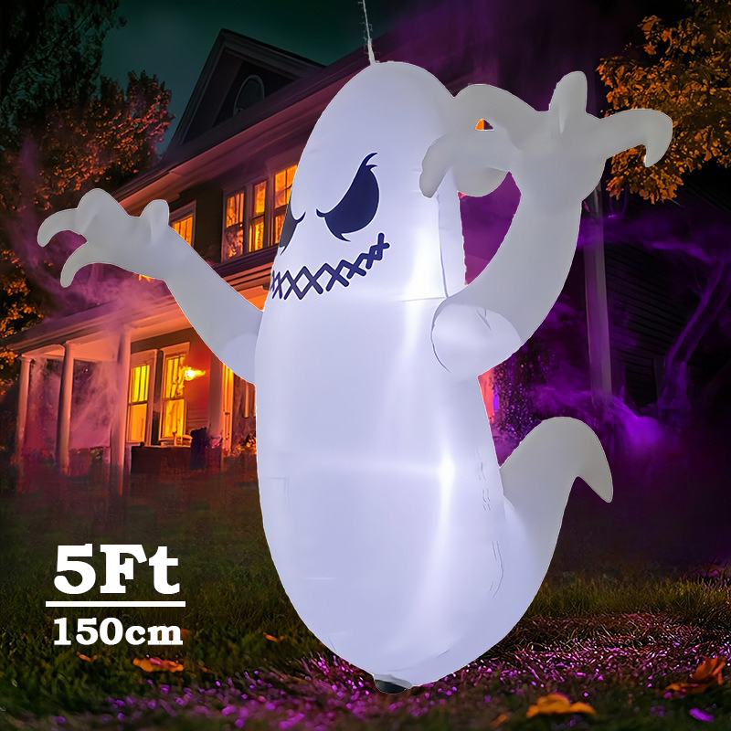 Outdoor Lighting Effects - 1,5 m großes aufblasbares Halloween-Modell, hängender