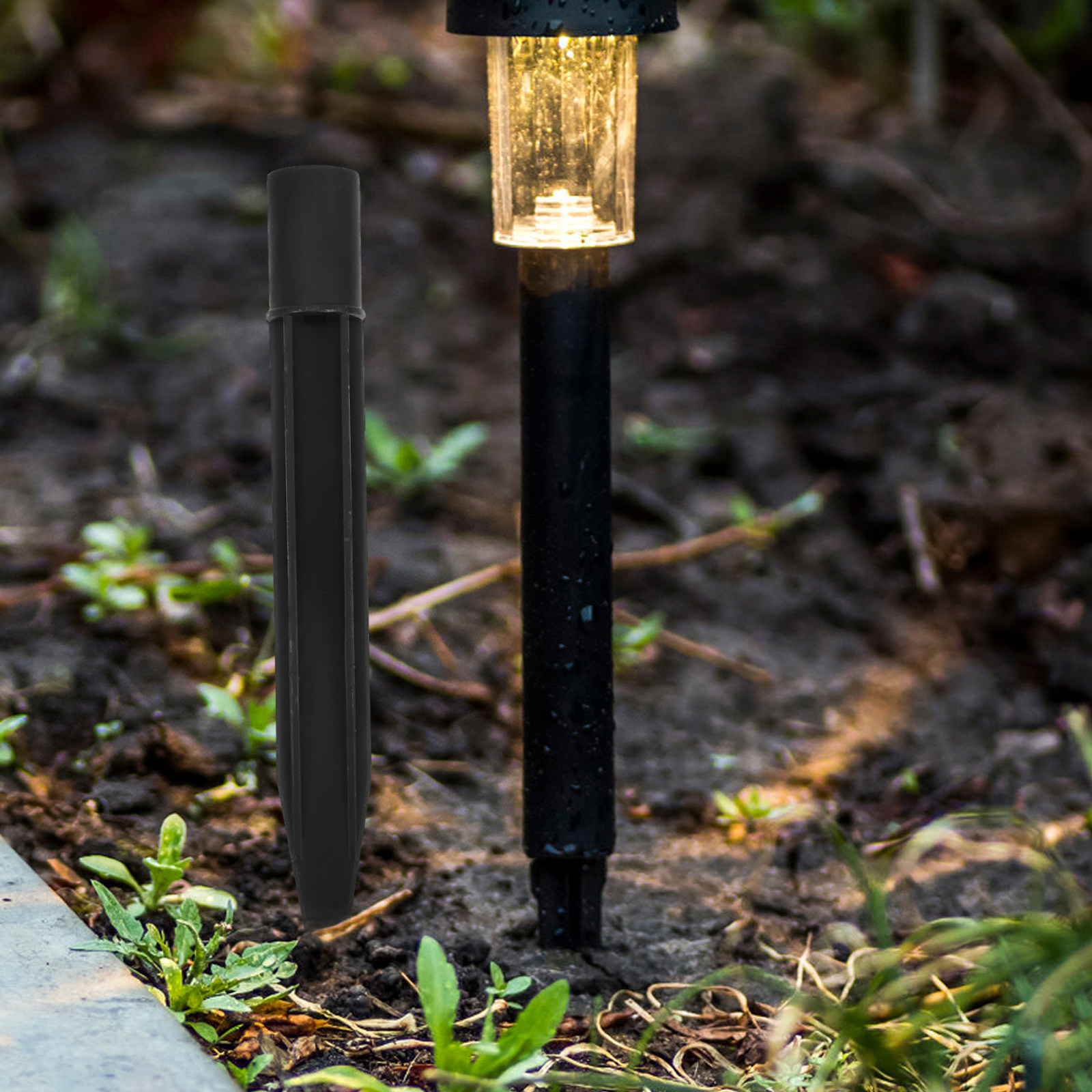 Outdoor Lighting And Landscape - Bodenstifte für Schilder, einfache Einsteckstifte für