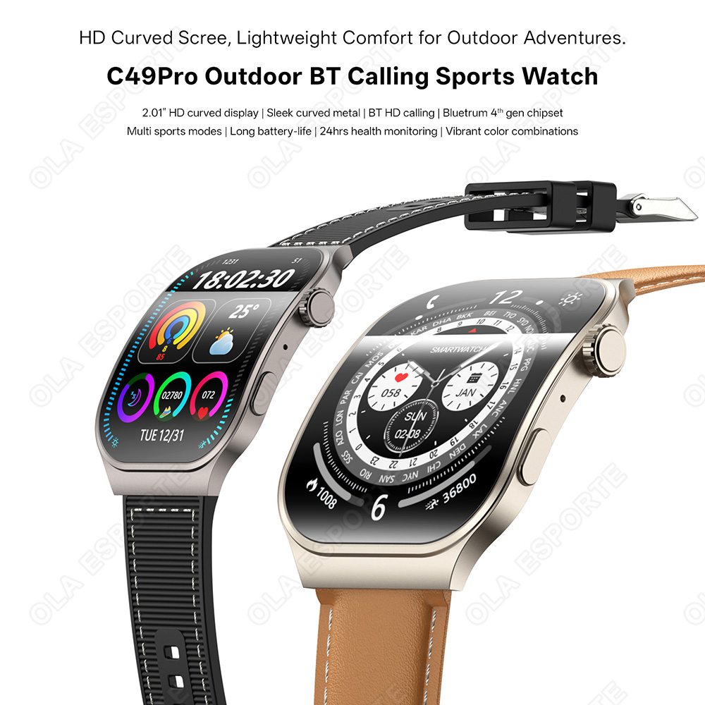 Neue Smartwatch mit Gebogenem  – Outdoor Lighting Track Bewertung und Preis