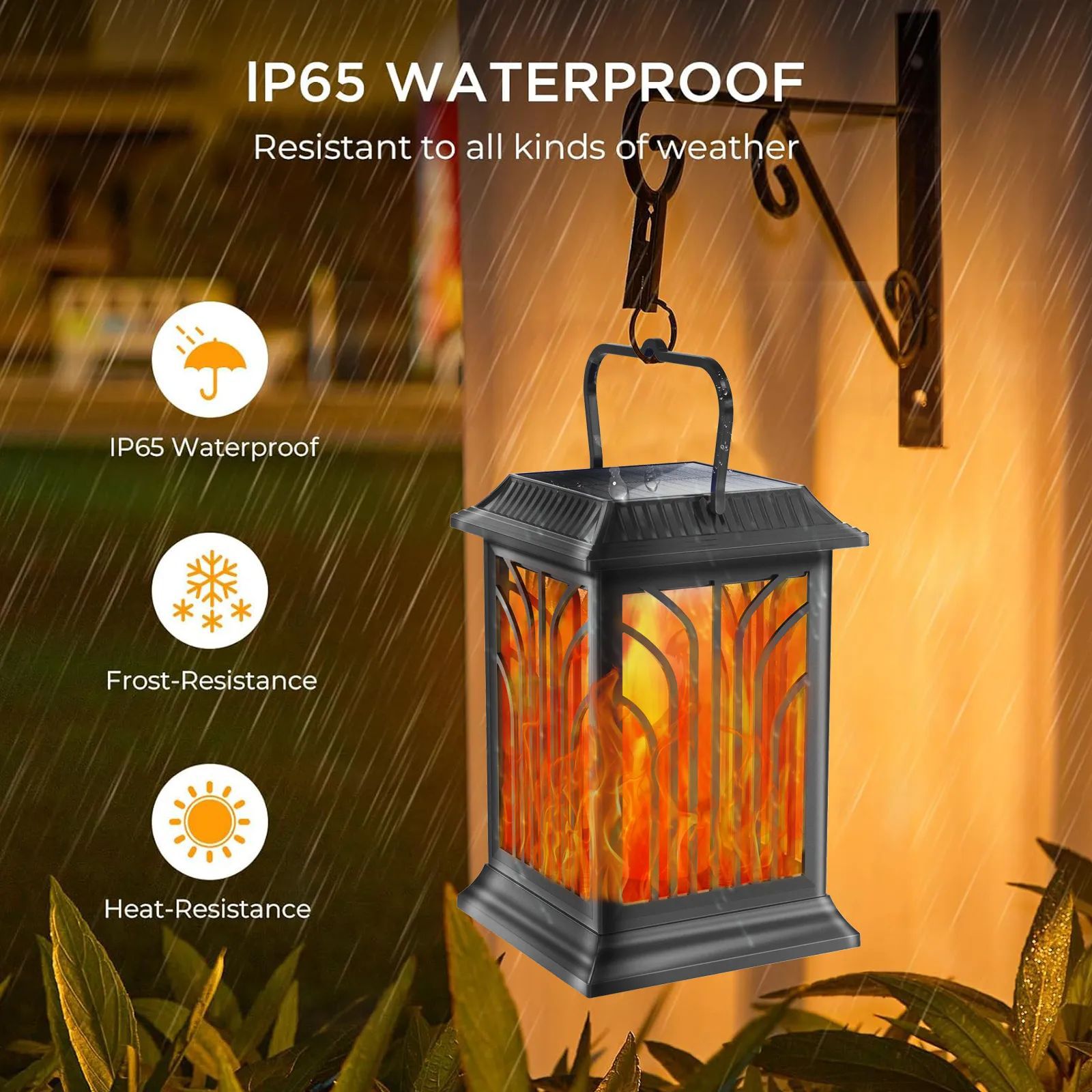LED-Solarflammen-Vertikalstrei – Outdoor Lighting And Landscape Bewertung und Preis