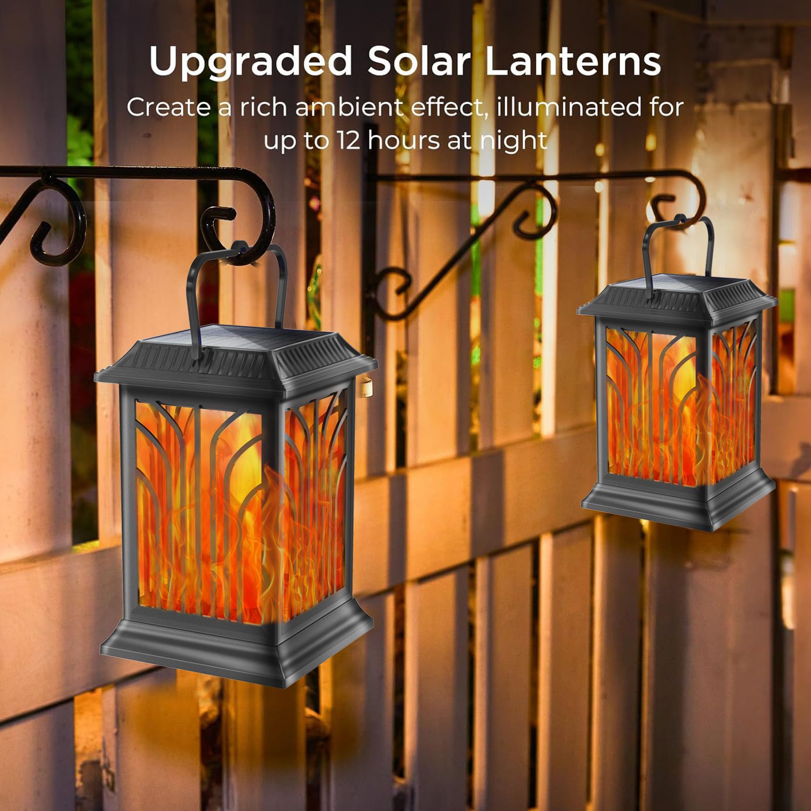 LED-Solarflammen-Vertikalstrei – Outdoor Lighting And Landscape Bewertung und Preis