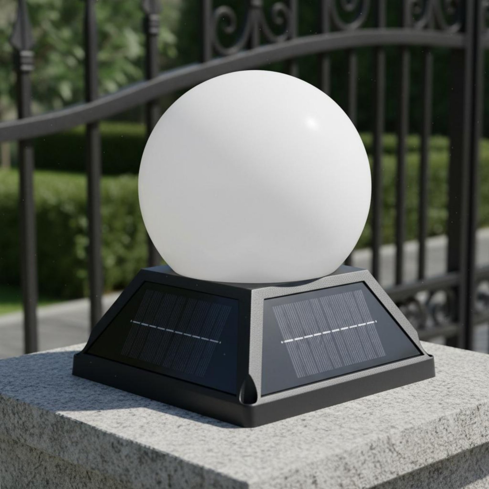 Solar-Pfostenkappenleuchte mit – Outdoor Lighting Ip65 Bewertung und Preis