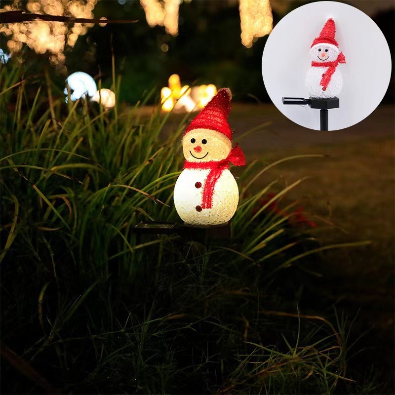 Schneemann-Solar-Gartenleuchte – Outdoor Lighting Pathway Bewertung und Preis